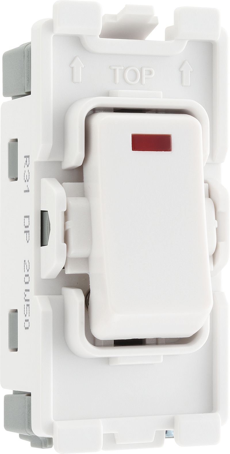 BG Electrical Grid - Double pole with LED indicator