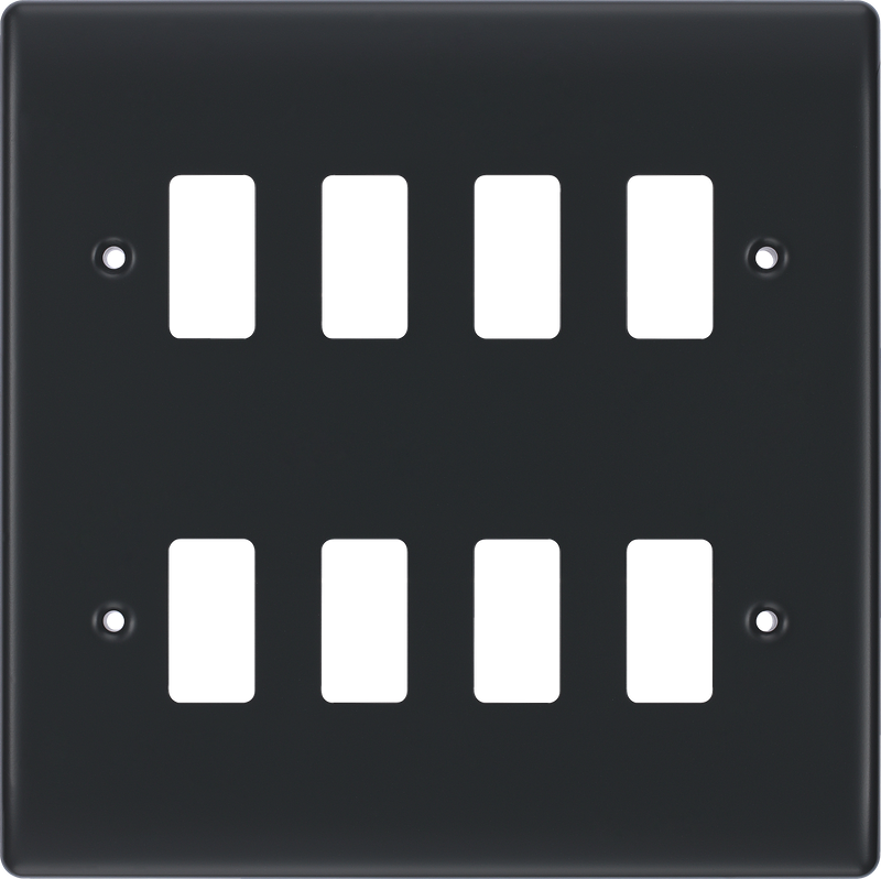 BG Electrical Grid - 8 module, square