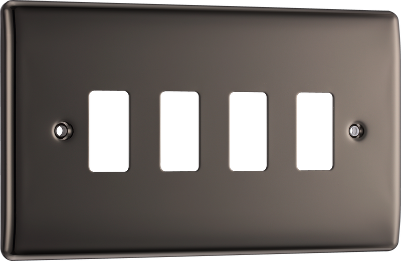BG Electrical Grid - 4 module, rectangular