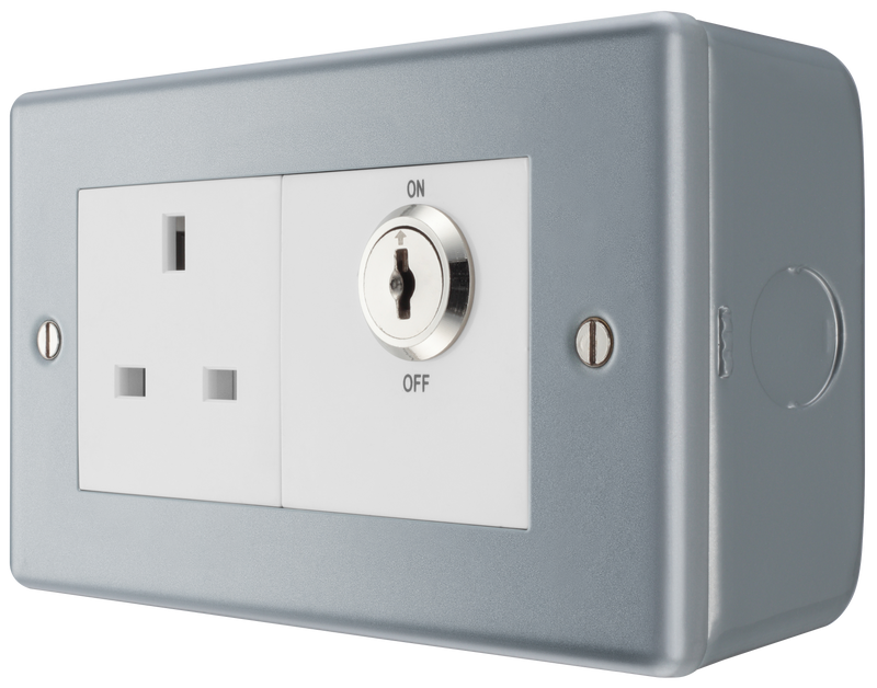 BG Electrical Metal Clad - Single, key controlled, double pole