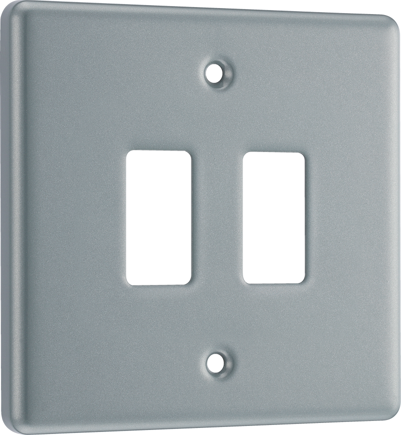 BG Electrical Grid - 2 module, square