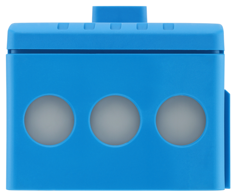 BG Circuit Protection Cp Connectors - 100A 5 Way Connector Block - Neutral - Blue