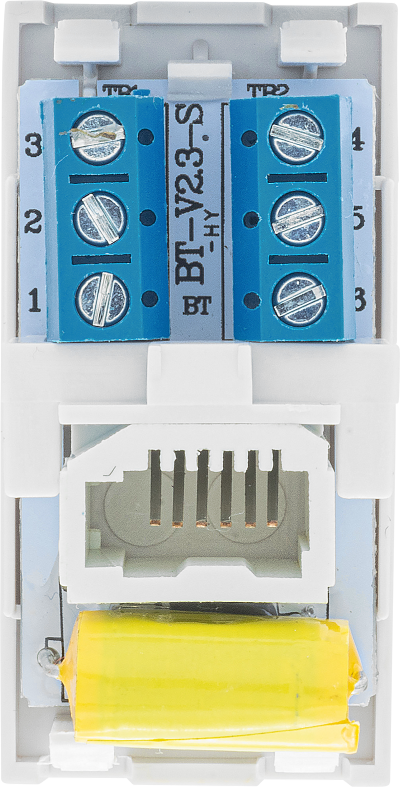 BG Electrical Euro Module - Telephone - BT master (screw)