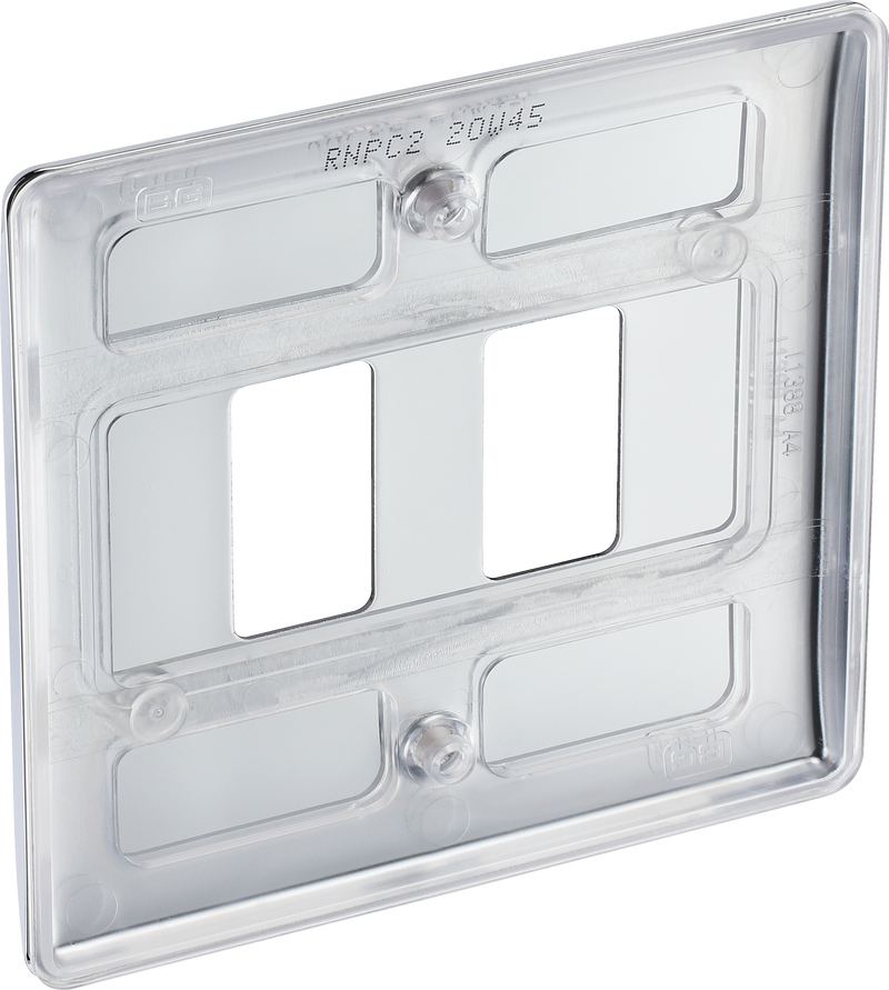 BG Electrical Grid - 2 module, square