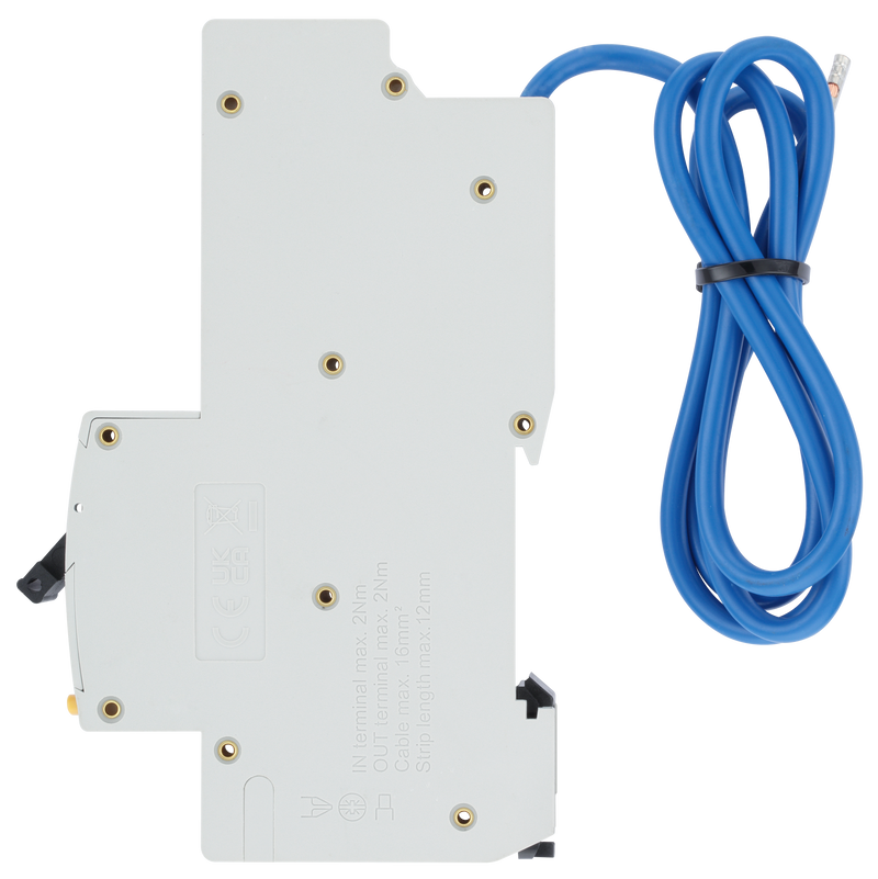 BG Circuit Protection RCBO - Unidirectional 55A B Curve RCBO Type A 1P 1 Module