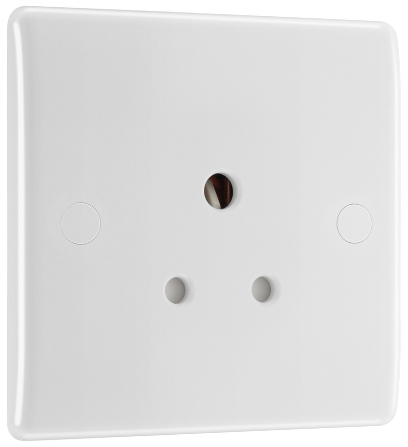 BG Electrical 800 Series - 5A, Single, unswitched, round pin