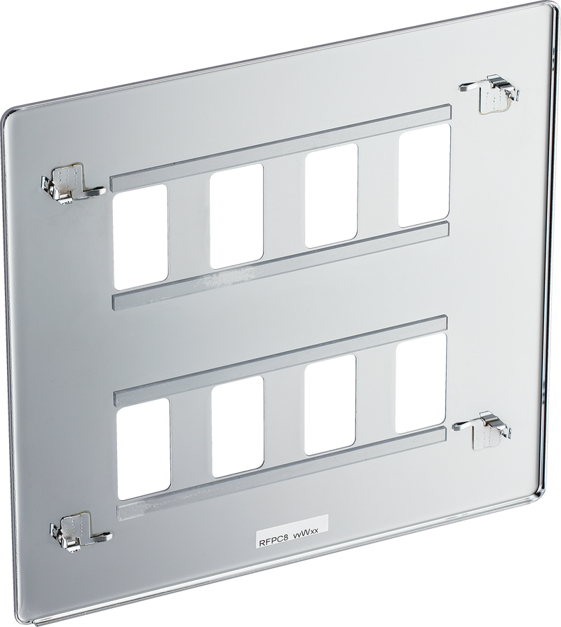 BG Electrical Grid - 8 module, square