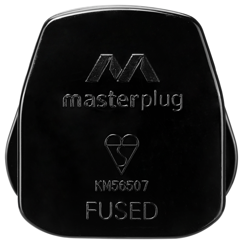 Masterplug Basic - 13A, Black