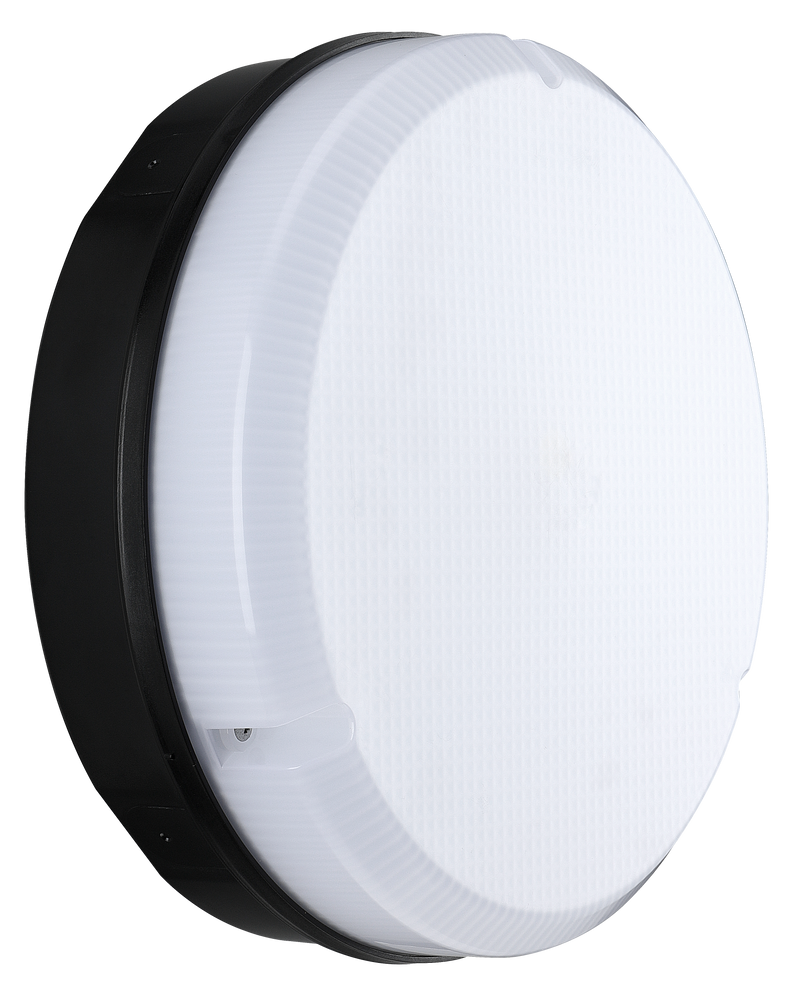 Luceco Mosi - Mosi bulkhead round black 1150 lumens fixed output driver and emergency
