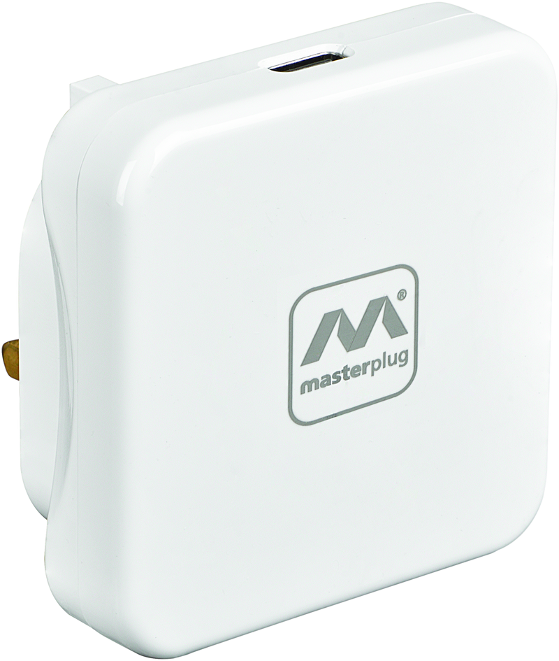Masterplug USB - 20W, ideal for mobile phones