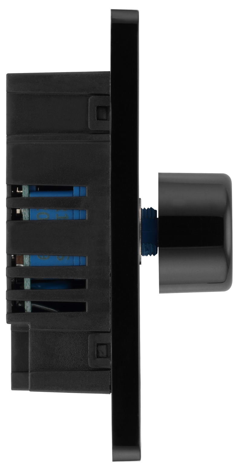 BG Electrical Evolve Satin Brass - Double, 2 way push 200W