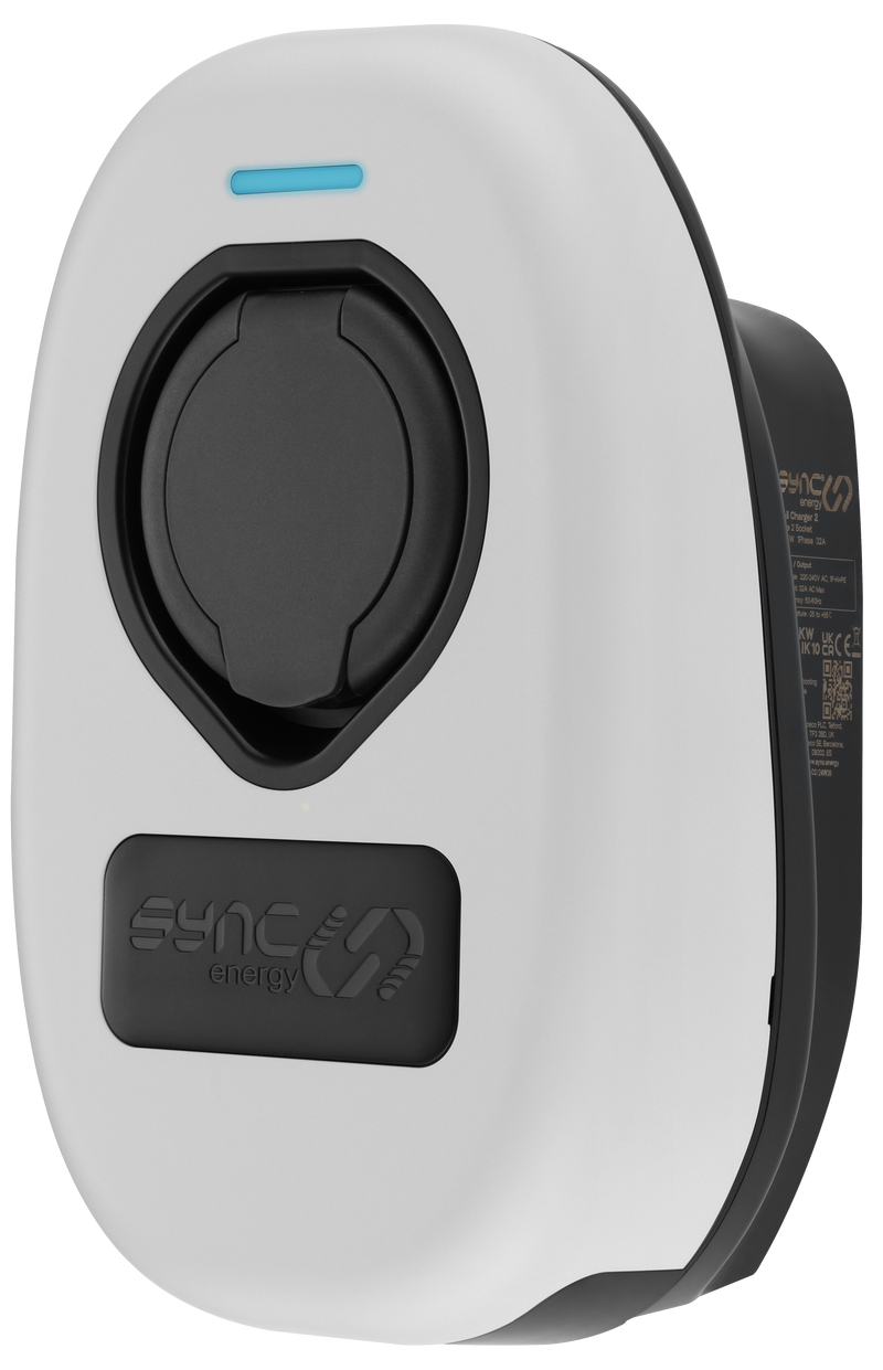 Sync Energy Accessories - Faceplate for Wall Charger 2 - UV Resistant Polyacarbonate cover in Traffic White finish
