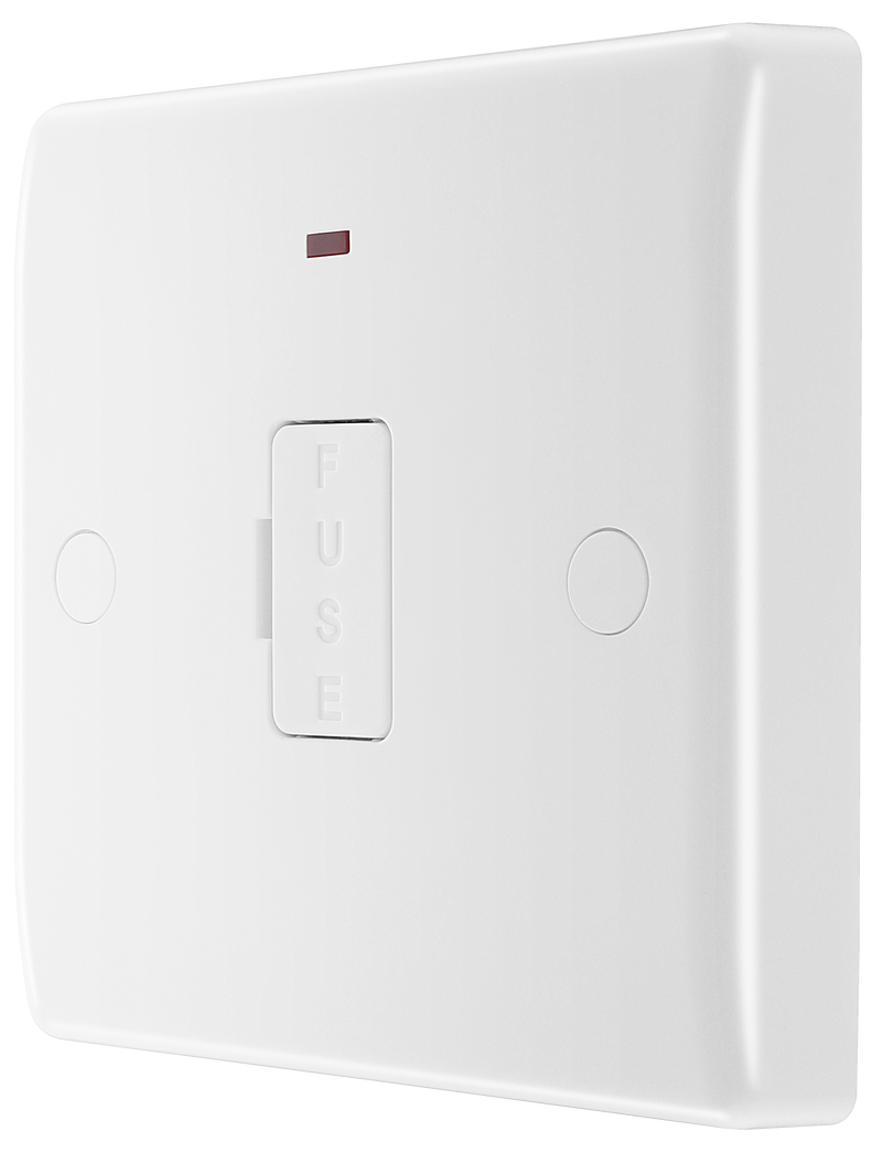 BG Electrical 800 Series - Unswitched and fused with indicator and flex outlet