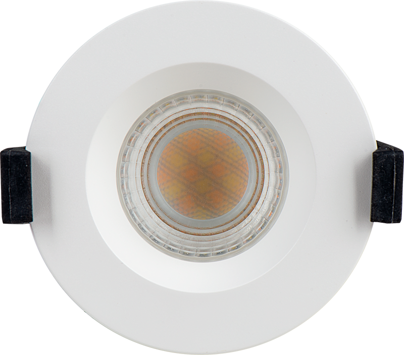 Luceco Elite - FType Elite Fire Rated Downlight 4W/6W 690lm Power Change & CCT Change 3000K / 4000K Dim2Warm Dimmable IP65 White - Regressed