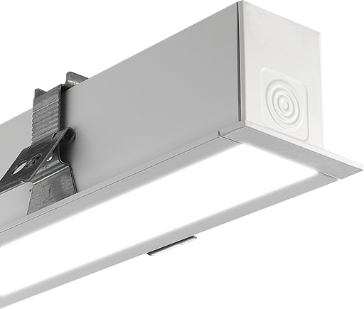 Luceco Contour Recessed - Contour 1442mm recessed module 1600lumens with fixed output driver finished in white