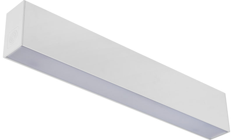 Luceco Contour Wall - Contour 574mm wall module 2600lumens with standard driver + emergency finished in black