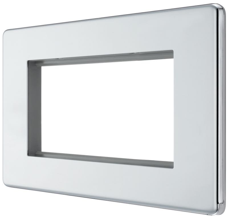 BG Electrical Euro Module - 4 module - rectangular