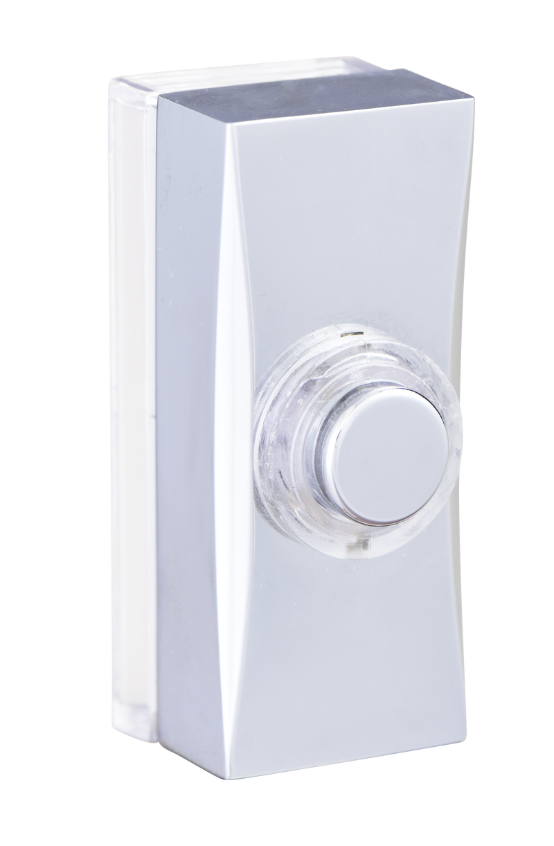 BG Electrical Contractor - Bell Push for BG Wired Door Chime, Brushed Steel