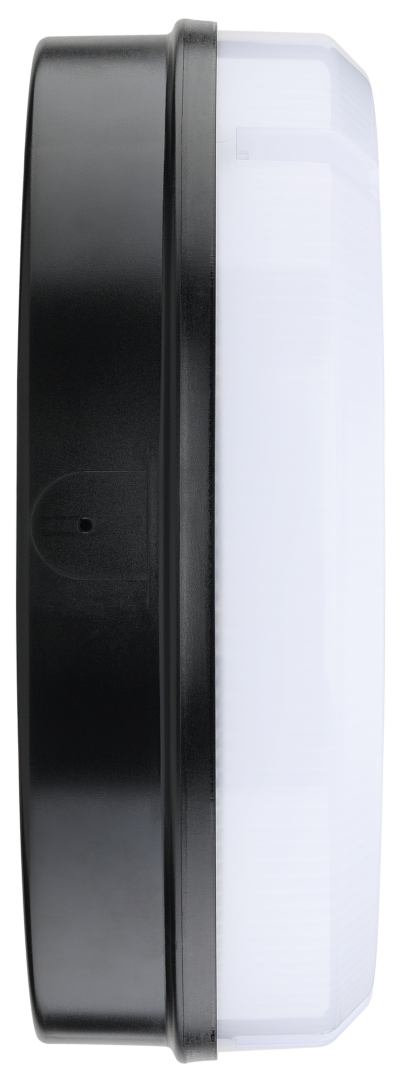 Luceco Mosi - Mosi bulkhead round black 1150 lumens fixed output driver and microwave sensor