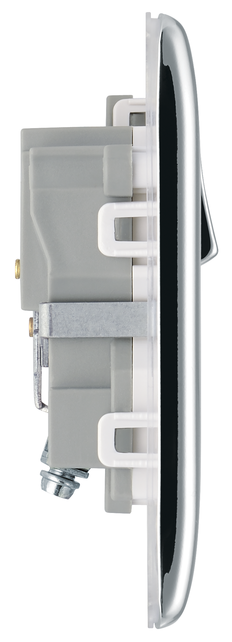 BG Electrical Nexus Metal Polished Chrome - Single, switched, double pole