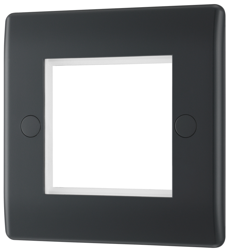 BG Electrical Euro Module - 2 module - square