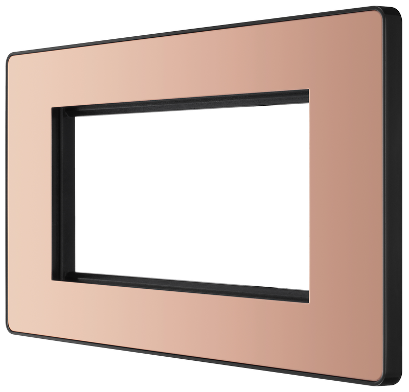 BG Electrical Euro Module - 4 module - rectangular