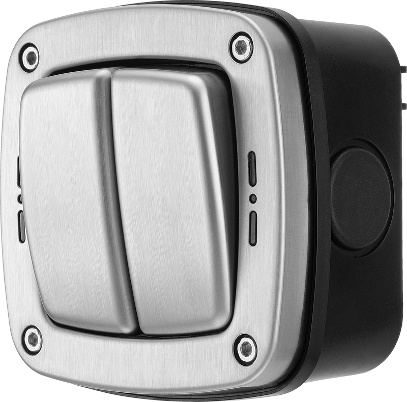 BG Electrical Weatherproof Decorative - Double, 2 way, IP66