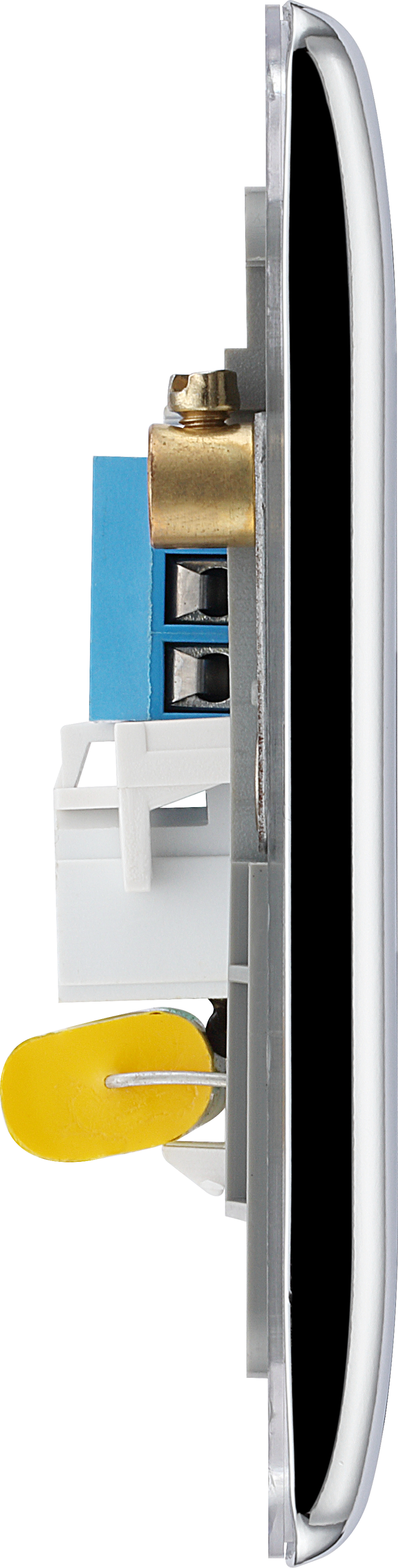 BG Electrical Nexus Metal Polished Chrome - Double, telephone socket, master