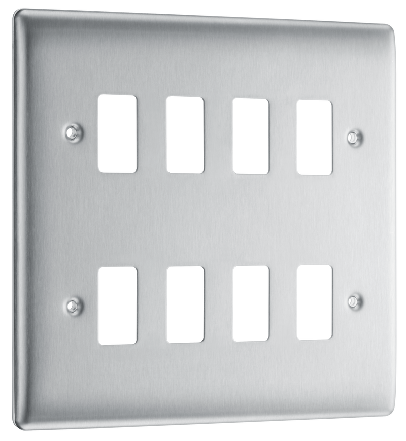 BG Electrical Grid - 8 module, square