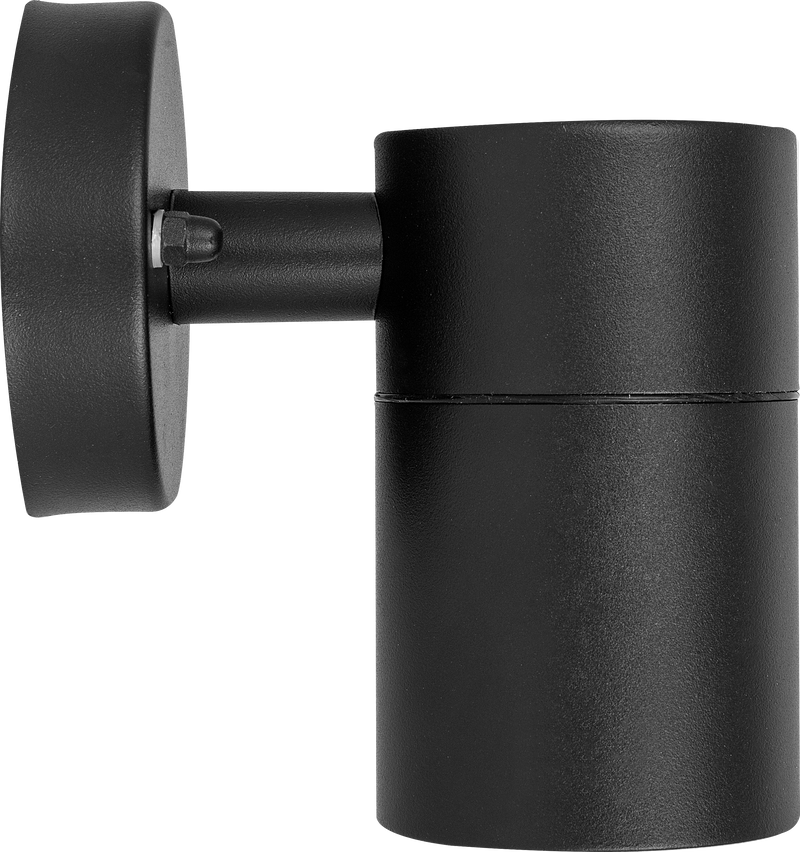 Luceco Azurar Wall Light - Exterior decorative down wall light GU10 finished in black