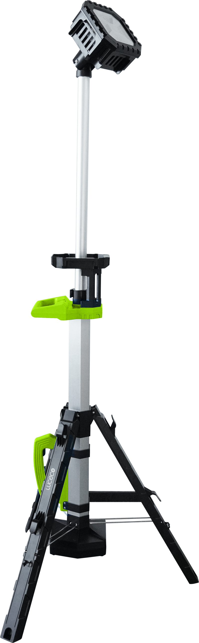 Luceco Tripod Work Light - Telescopic Tripod Ip44 Worklight 5v 20w 2000lm 6500k - Usbc Rechargeable