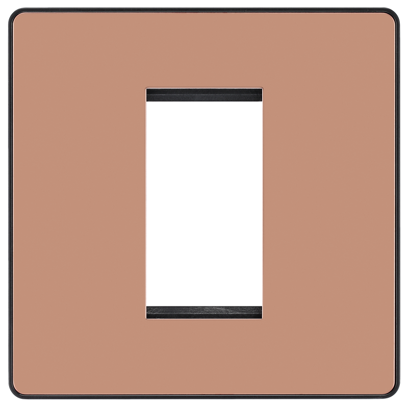BG Electrical Euro Module - 1 module - square