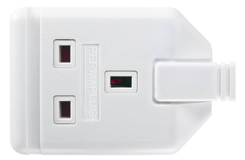 Masterplug Work - 1 Socket, 13A, White