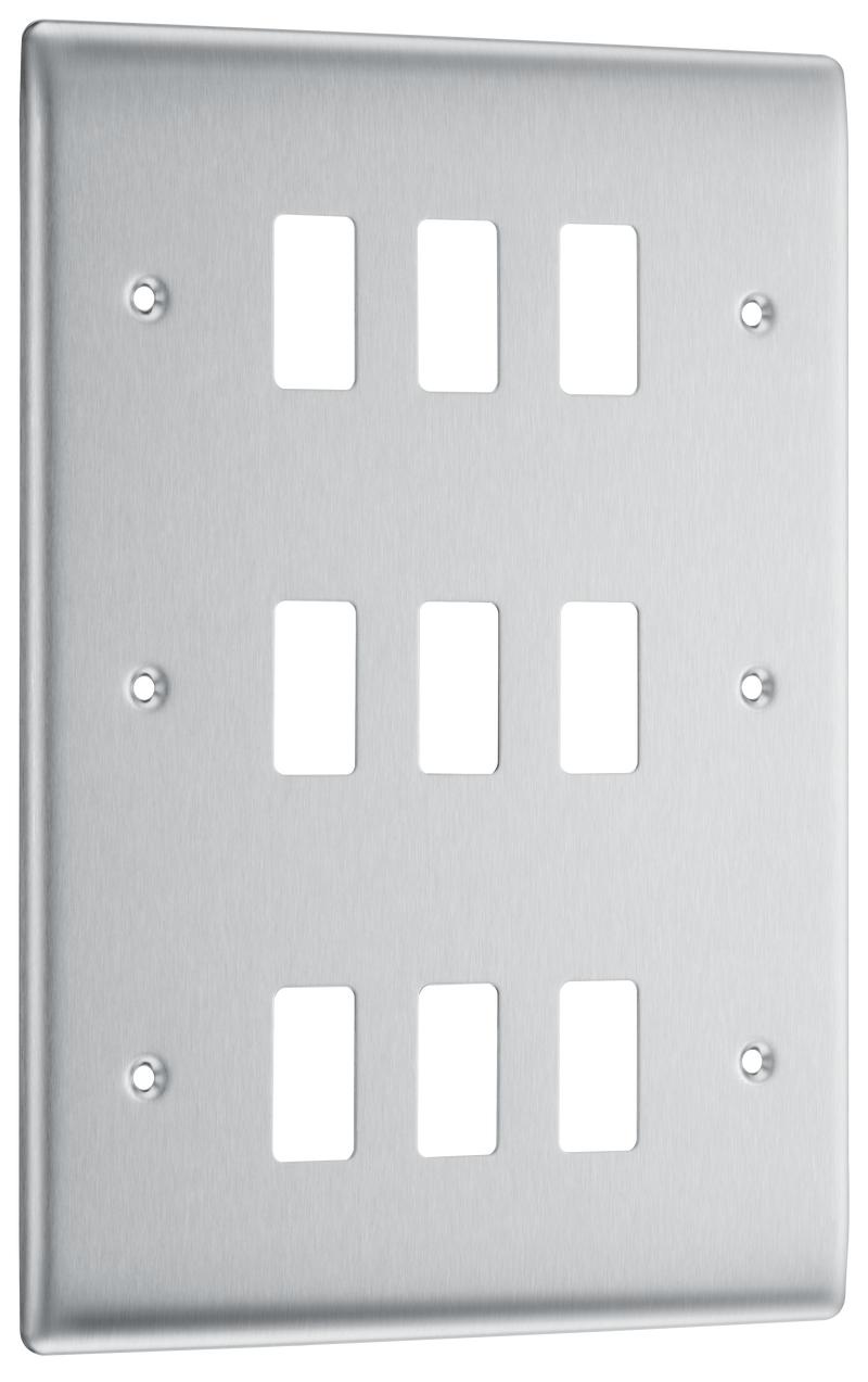 BG Electrical Grid - 9 module, square