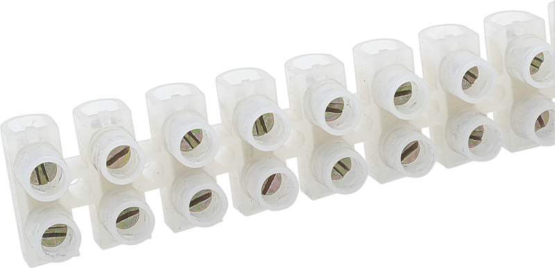 BG Electrical Contractor - 15A Terminal Strip, 12 Way, 10pk
