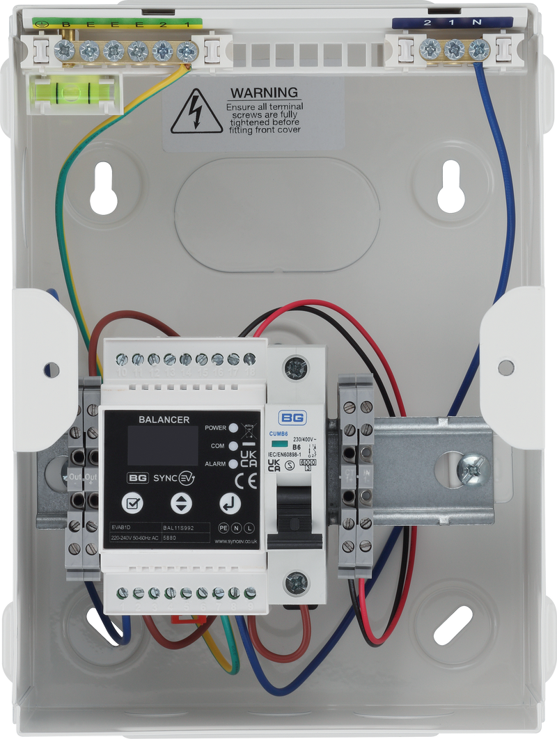 Sync Energy EV Hubs - EV Balancer Charger Load Management Hub, Single Phase - 1 x 120A CT's