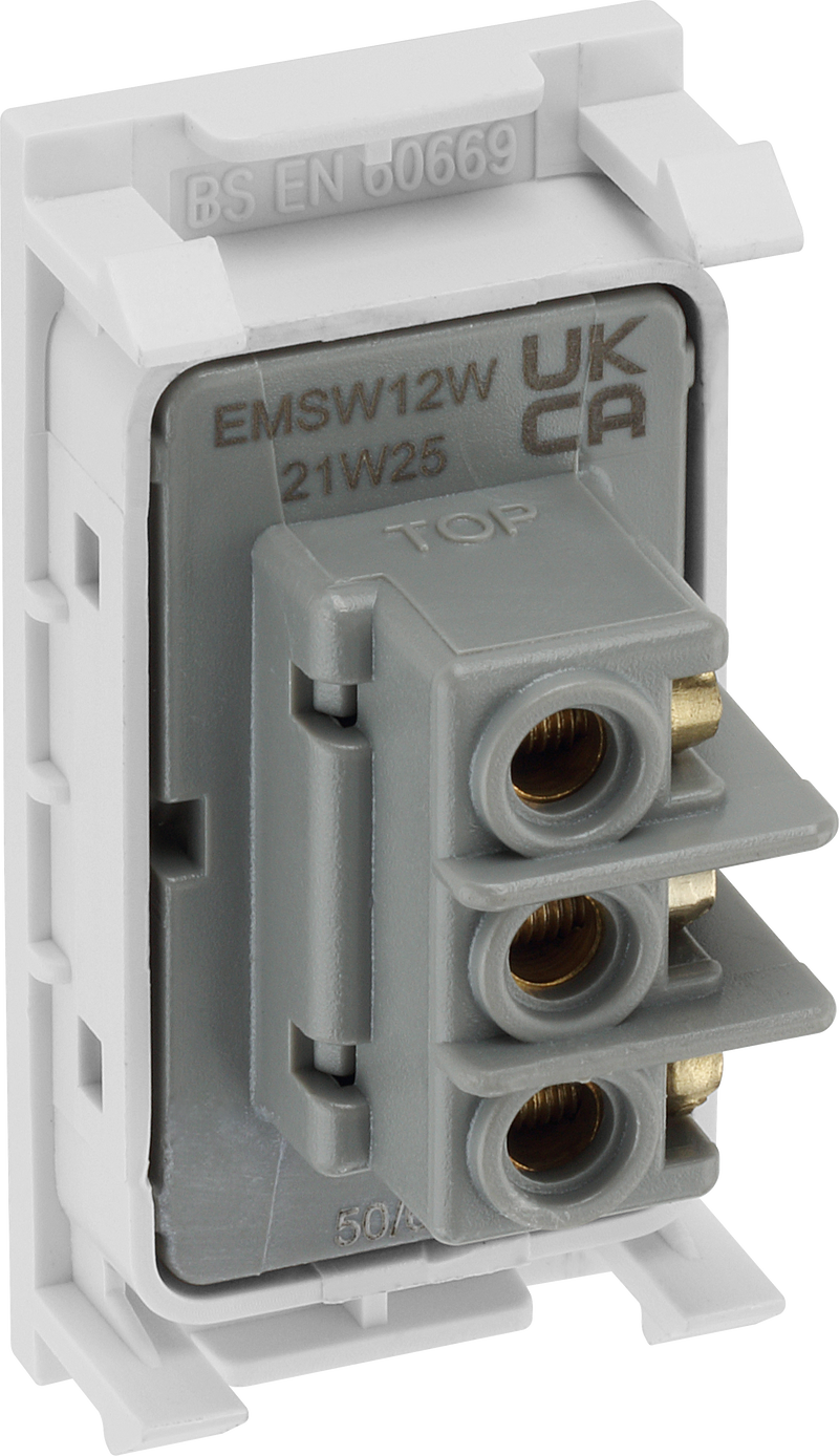 BG Electrical Euro Module - 20 AX 2 way switch