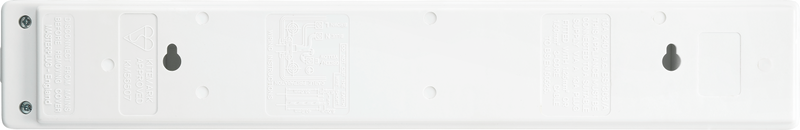 Masterplug Basic - 6 Sockets, 13A, White