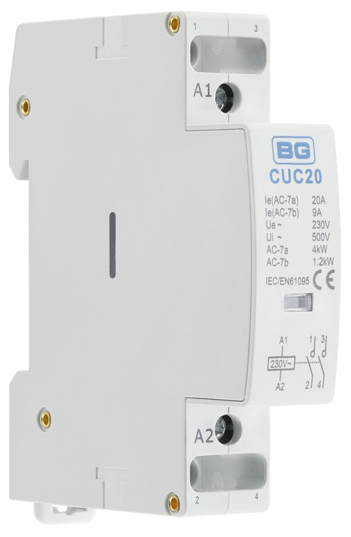 BG Circuit Protection Control Devices - Contactor 20A double pole