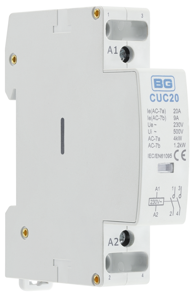 BG Circuit Protection Control Devices - Contactor 20A double pole