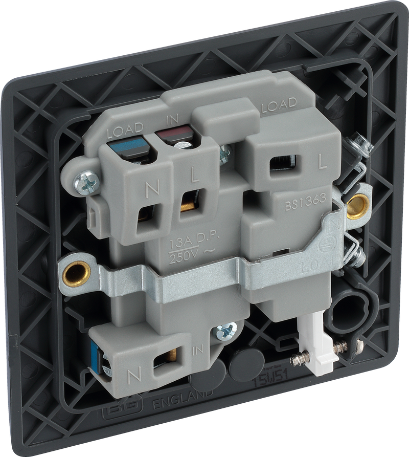BG Electrical Part M - Switched and fused with power indicator and flex outlet