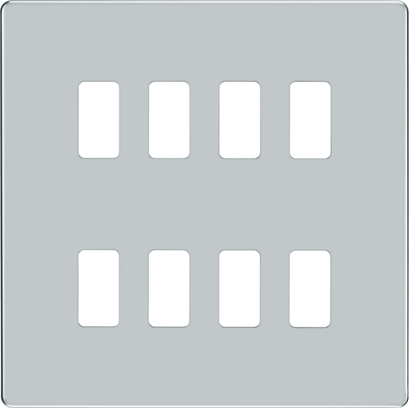 BG Electrical Grid - 8 module, square