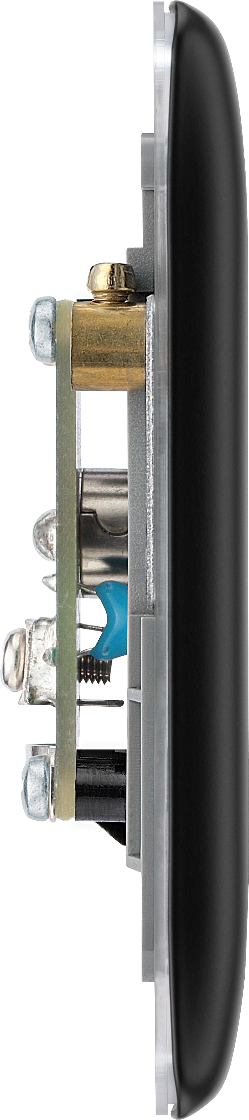 BG Electrical Nexus Metal Matt Black - Single isolated, co-axial