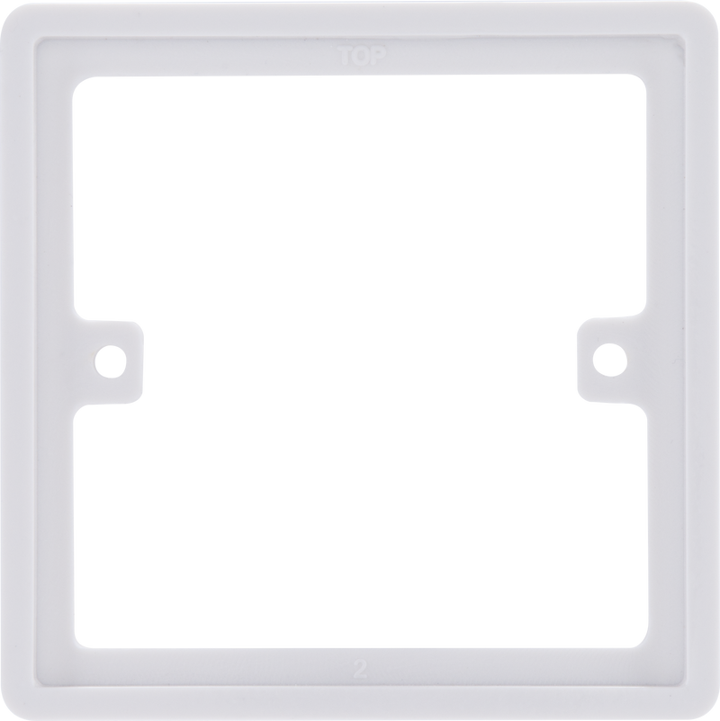 BG Electrical 800 Series - Single, 10mm square spacer
