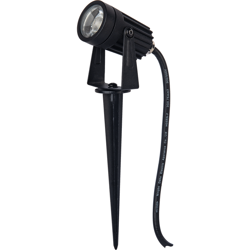 Luceco LED Garden Spike Light - Single Wall Light 360lm 5w 4000k Standard