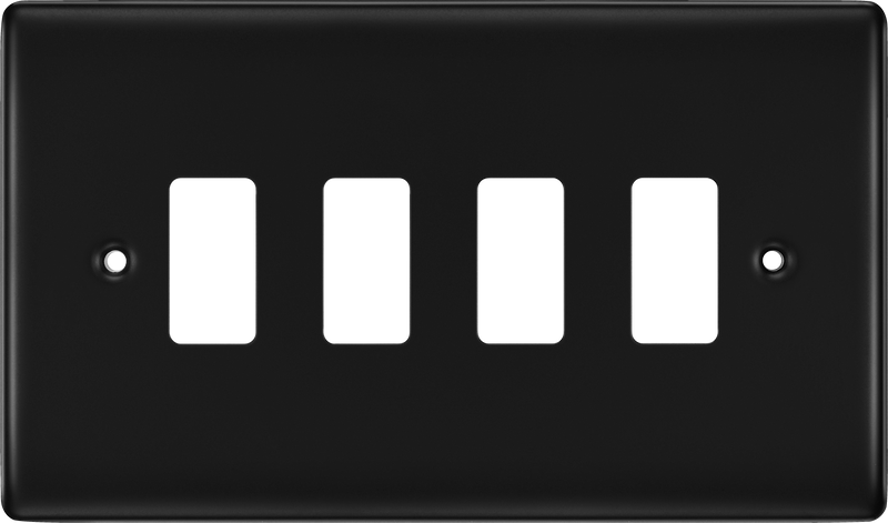 BG Electrical Grid - 4 module, rectangular