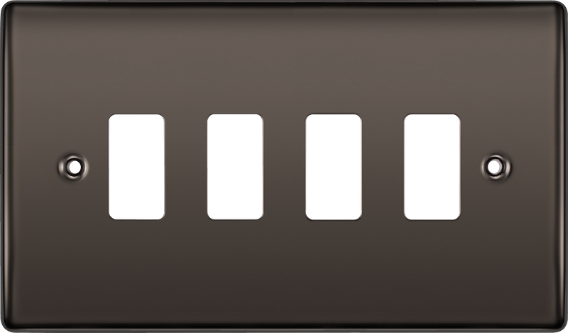 BG Electrical Grid - 4 module, rectangular