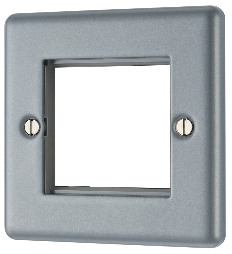 BG Electrical Euro Module - 2 module - square