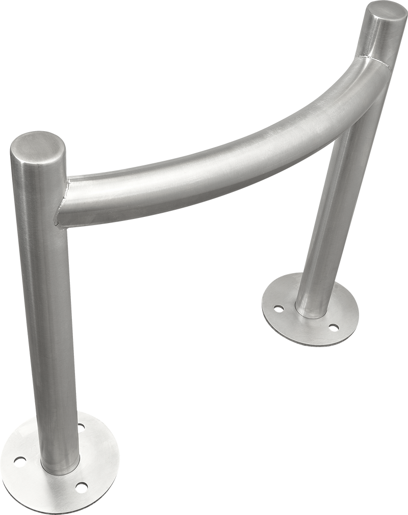 Sync Energy Accessories - Crash Barrier for EV Charge Points H-Style Stainless Steel