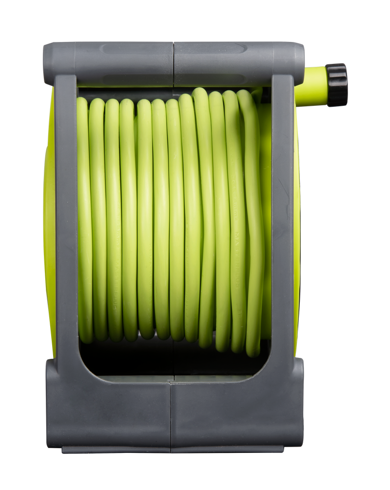 Masterplug Pro XT - 15m, 4 Sockets, 13A, Grey + Green